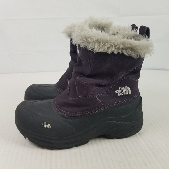 The North Face Shoes | The North Face Girls Sz 4 Heat Seeker Boots | Color: Black/Purple | Size: 4bb | Jnbres1's Closet